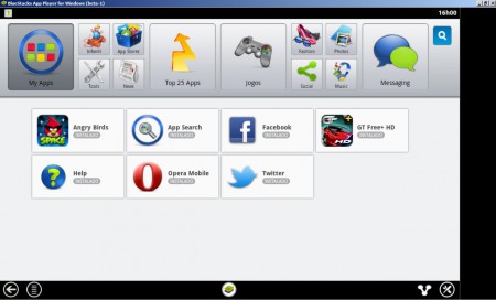 Com esse programa você pode instalar vários aplicativos do android em seu computador como se estivesse usando um tablet ou um smartphone.